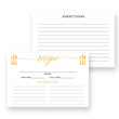 Load image into Gallery viewer, Gold Calligraphy Recipe Cards | Molly