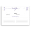 Load image into Gallery viewer, Lilac Calligraphy Recipe Cards Gift Set | Molly