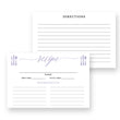 Load image into Gallery viewer, Lilac Calligraphy Recipe Cards Gift Set | Molly