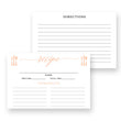 Load image into Gallery viewer, Peach Calligraphy Recipe Cards Gift Set | Molly