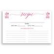 Load image into Gallery viewer, Peony Pink Calligraphy Recipe Cards Gift Set | Molly