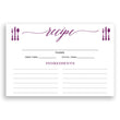 Load image into Gallery viewer, Plum Calligraphy Recipe Cards Gift Set | Molly