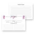 Load image into Gallery viewer, Plum Calligraphy Recipe Cards Gift Set | Molly