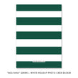 Load image into Gallery viewer, Green and White Photo Holiday Card | Moltana