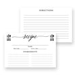 Load image into Gallery viewer, Black Calligraphy Recipe Cards | Molly