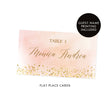 Load image into Gallery viewer, Blush Pink Place Cards in Watercolor + Gold | Monica