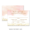 Load image into Gallery viewer, "Monica" Blush Wedding Invitation
