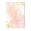 Load image into Gallery viewer, "Monica" Blush Wedding Invitation