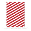 Load image into Gallery viewer, Red Striped Holiday Card