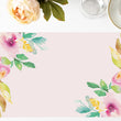 Load image into Gallery viewer, Whimsical Blush Blooms Paper Placemats