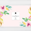 Load image into Gallery viewer, Whimsical Blush Blooms Paper Placemats