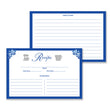 Load image into Gallery viewer, Floral Recipe Cards | Priscilla Cobalt