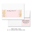 Load image into Gallery viewer, "Remy" Blush + Gold Envelope Wrap Address Labels