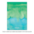 Load image into Gallery viewer, "Rosie" Green Blue Ombre Engagement Party Invitation