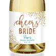 Load image into Gallery viewer, "Rosie" Woodgrain Turquoise Bridal Shower Champagne Labels