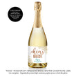 Load image into Gallery viewer, "Rosie" Woodgrain Turquoise Bridal Shower Champagne Labels