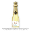 Load image into Gallery viewer, "Rosie" Woodgrain Turquoise Bachelorette Party Champagne Labels