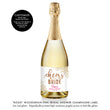 Load image into Gallery viewer, "Rosie" Woodgrain Pink Bridal Shower Champagne Labels