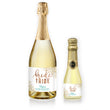 Load image into Gallery viewer, "Rosie" Woodgrain Turquoise Bachelorette Party Champagne Labels
