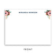 Load image into Gallery viewer, Navy Floral Personalized Stationery