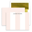 Load image into Gallery viewer, Classic Blush Stripe Personalized Stationery Coll. 21