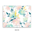 Load image into Gallery viewer, Pink & Mint Floral Personalized Stationery Coll. 24