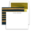 Load image into Gallery viewer, Classic Black & Gold Personalized Stationery