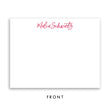 Load image into Gallery viewer, Bold Watercolor Floral Personalized Stationery