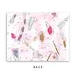 Load image into Gallery viewer, Pink Makeup Personalized Stationery Coll. 29