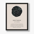 Load image into Gallery viewer, Sagittarius Zodiac Sign Art Print