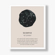 Load image into Gallery viewer, Scorpio Zodiac Sign Art Print