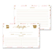 Load image into Gallery viewer, Blush Pink + Gold Glitter Recipe Cards | Stella