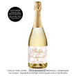 Load image into Gallery viewer, "Stella" Pink Stripe + Gold Bridesmaid Proposal Champagne Labels