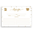 Load image into Gallery viewer, Glitter Recipe Cards | Stella White