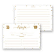 Load image into Gallery viewer, Glitter Recipe Cards | Stella White