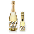 Load image into Gallery viewer, "Stella" Gold Stripe + Black Bridal Shower Champagne Labels