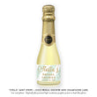 Load image into Gallery viewer, "Stella" Mint Stripe + Gold Bridal Shower Champagne Labels