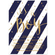 Load image into Gallery viewer, "Stella" Navy + Gold Glitter Baby Shower Invitation