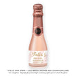 Load image into Gallery viewer, "Stella" Pink Stripe + Gold Bridal Shower Champagne Labels