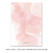 Load image into Gallery viewer, "Suzy" Blush + Gold Baby Shower Invitation
