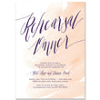 Load image into Gallery viewer, "Sybil" Peach Watercolor Rehearsal Dinner Invitation
