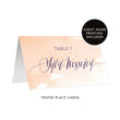Load image into Gallery viewer, Peach Watercolor Place Cards | Sybil