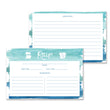 Load image into Gallery viewer, Turquoise Watercolor Recipe Cards | Tory