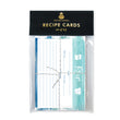 Load image into Gallery viewer, Turquoise Watercolor Recipe Cards | Tory