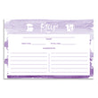 Load image into Gallery viewer, Purple Watercolor Recipe Cards | Tory
