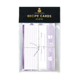 Load image into Gallery viewer, Purple Watercolor Recipe Cards | Tory