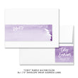Load image into Gallery viewer, "Tory" Purple Watercolor Envelope Wrap Address Labels