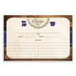 Load image into Gallery viewer, Rustic Wood Recipe Cards | Tracey Navy