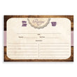 Load image into Gallery viewer, Rustic Wood Recipe Cards | Tracey Purple