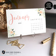 Load image into Gallery viewer, 2021 Floral + Greenery Desk Calendar by Digibuddha | Coll. 2